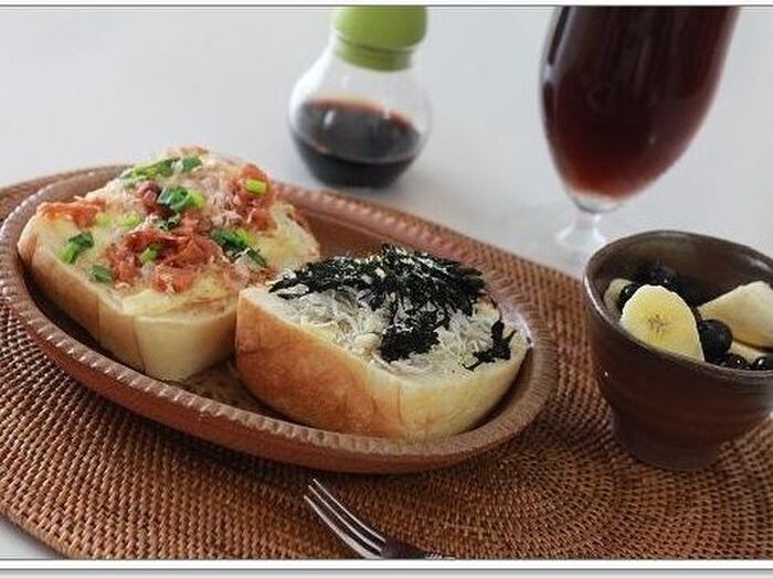 自家製パンで和風ピザ☆トッピングおすすめレシピ