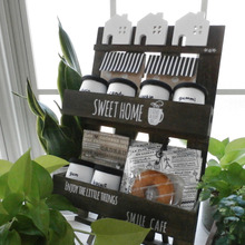 全部100均!かわいいカフェ風お菓子ラック♡