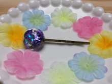 100均ハンドメイド!プチプラ☆レジンのヘアピン
