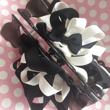 100均の特大バレッタ&リボンで手作り!華やか夏バレッタ