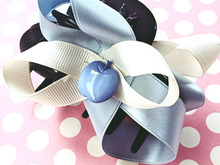 100均バレッタをリメイク!夏色リボンでさわやかに