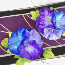 ダイソー造花をリメイク!水彩画みたいな朝顔ヘアクリップ