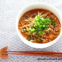 ランチにピッタリレシピ♪ちょいピリ辛坦々フォー