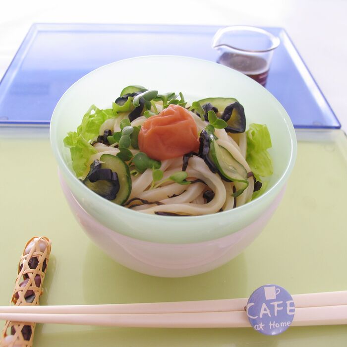 初夏に食べたいさっぱりレシピ!「さっぱり塩こぶうどん」