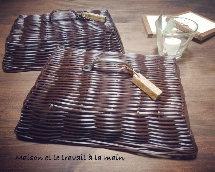 ビスも工具も不要。100均のカゴで食卓カバー