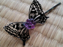 プラバン蝶々で★かわいい手作りヘアアクセサリー♪