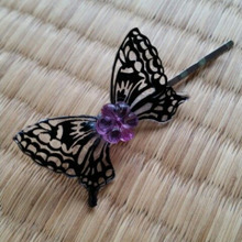 プラバン蝶々で★かわいい手作りヘアアクセサリー♪