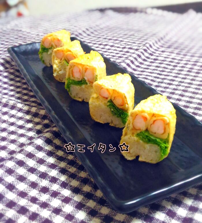 ご飯とおかずが一緒楽しめる稲荷〜海老フライVer.〜