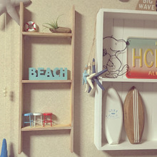 セリアの角材でDIY!可愛いラダーシェルフ