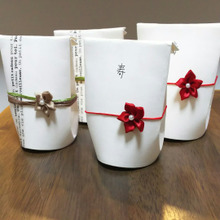 ミニお祝儀袋風にラッピング★紙コップにプチギフトを★ポチ袋にも