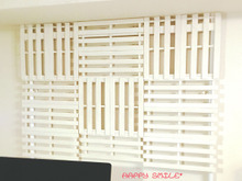 100均の桐スノコで作る☆板壁風DIY♪