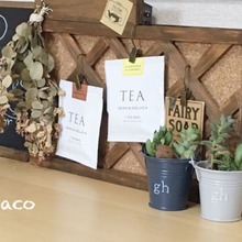 100均★cafe風リモコン収納