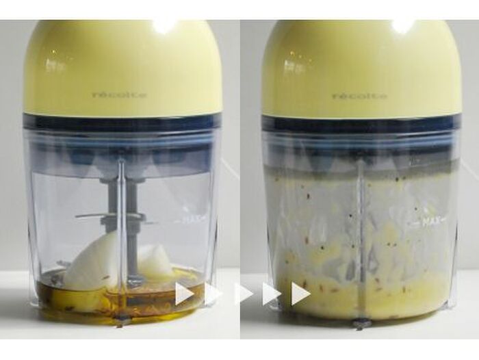 3. すりおろしオニオンドレッシングを作る