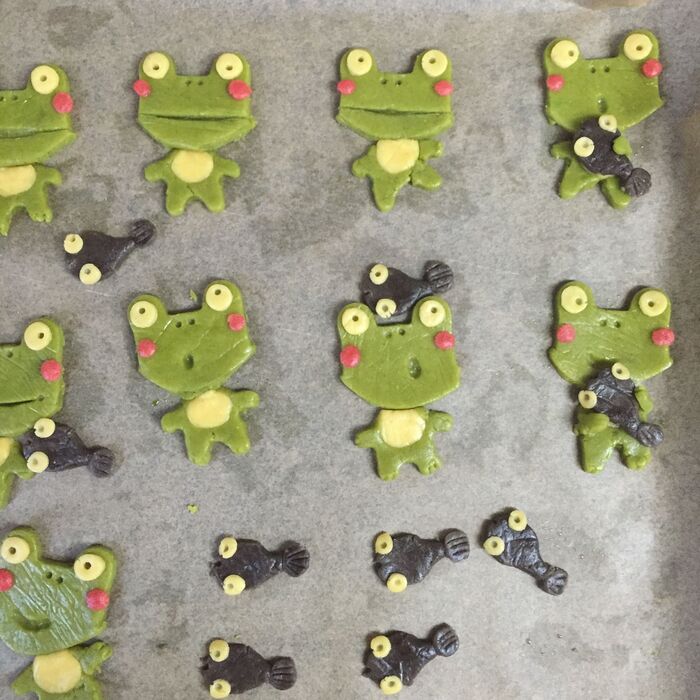 ホッペを付けて口を入れる