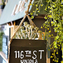 お茶の空き箱で!お金をかけずに作るハンギングポット!