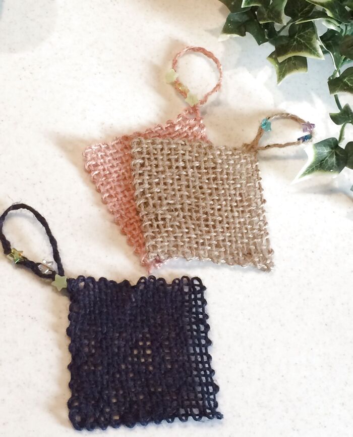 カラフルな麻紐でハンドメイド❤︎お星様のコースター