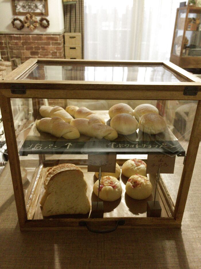 セリアでカフェ風アンティーク風パンケース(ガラスケース)の作り方