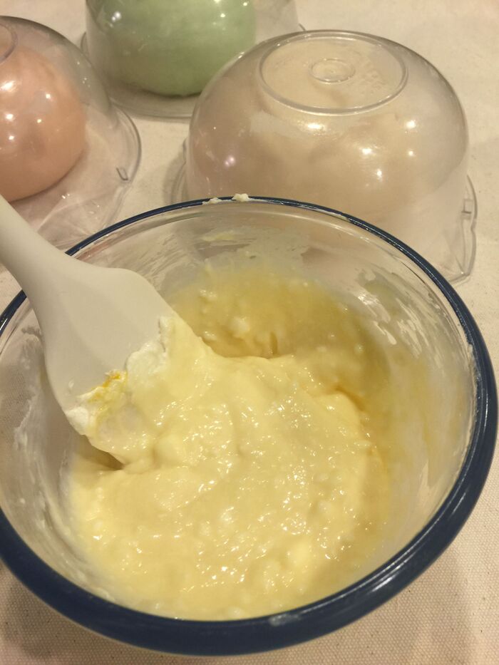 NYチーズケーキ風 フィリングを作る