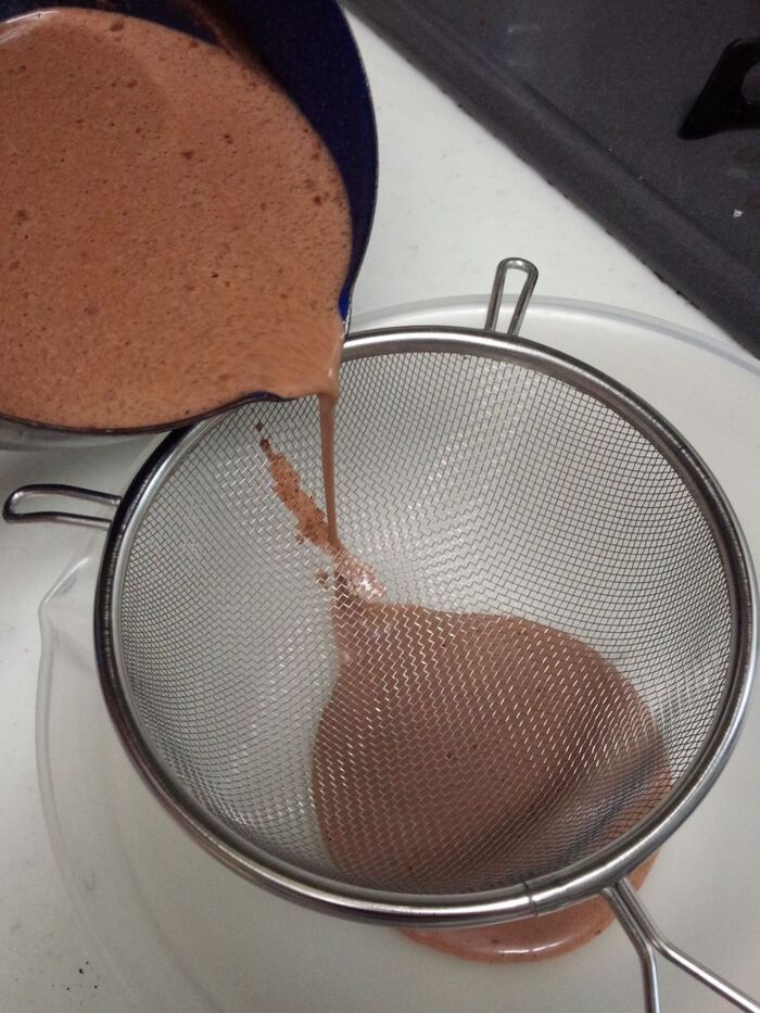 ④一度漉しておく