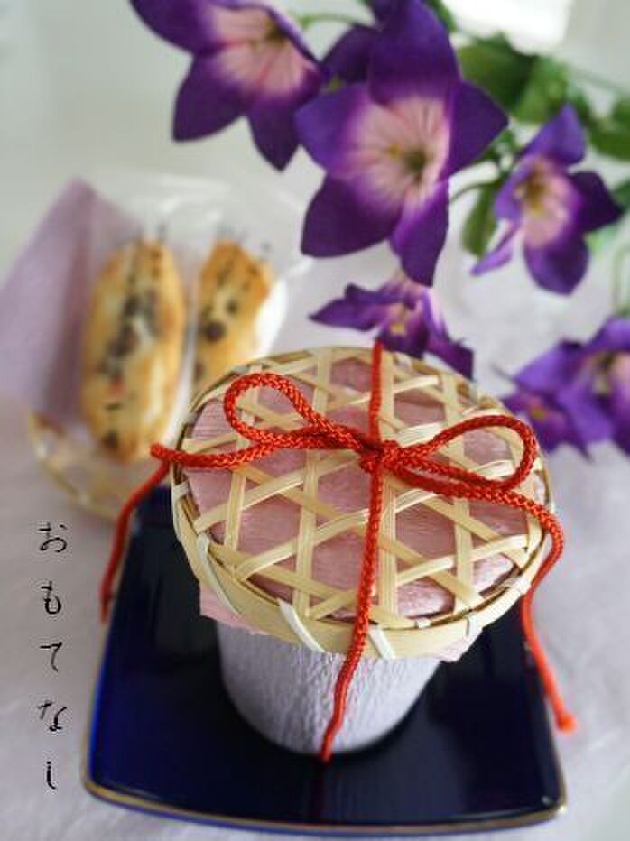 御煎餅をお洒落に♡廃材&紙コップデコラッピング!手間無し「和カフェ」出来ちゃいます♬