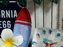 100均3つで手作り!可愛いシェルの置き時計