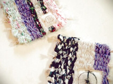 子供と作ろう♪段ボール編み機で*裂き織りコースター