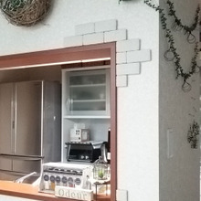 キッチン&洗面所をレンガタイルで☆プチリフォーム