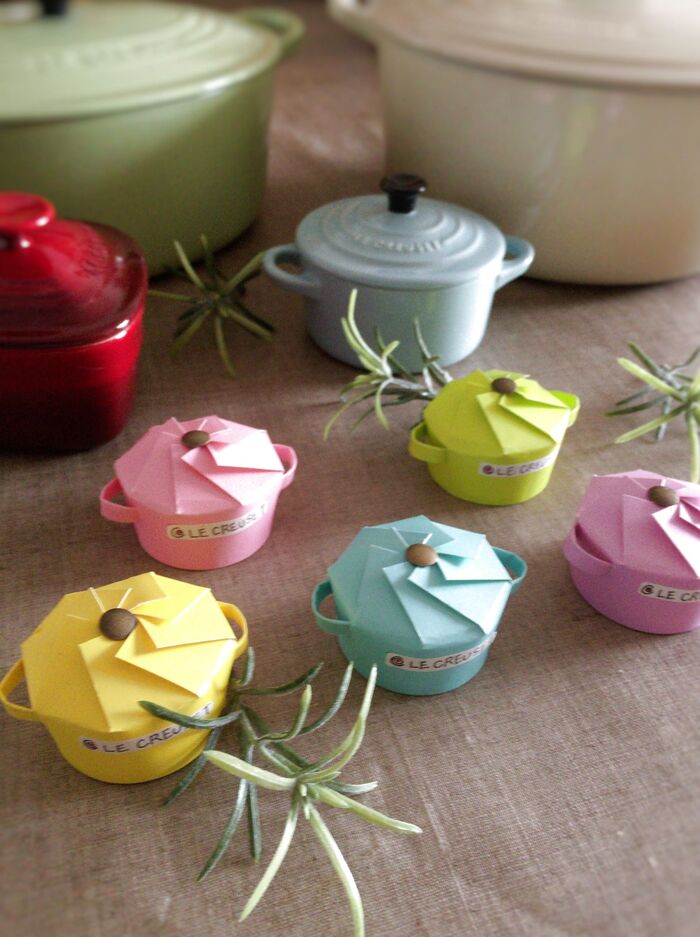 紙コップdeなんちゃってルクルーゼ風ラッピング♪