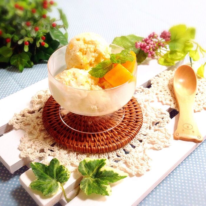 お豆腐でヘルシーアイスクリーム!!