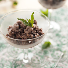 ココアミントシャーベット☆材料4つ・混ぜるだけ☆