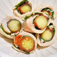 薬味が主役!レンジでしっとり!夏のチキンロール