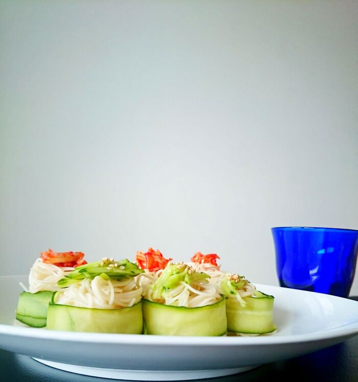 サバ缶で簡単に美しく❤冷たい麺バージョン!栄養満点そうめん