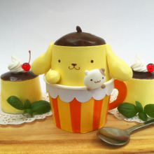 紙コップでポムポムプリンカフェカップの作り方