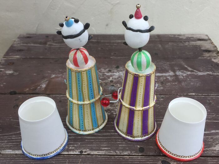 下にはカップを付けてみました