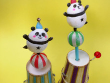 紙コップで簡単工作!動くサーカスパンダカップ!