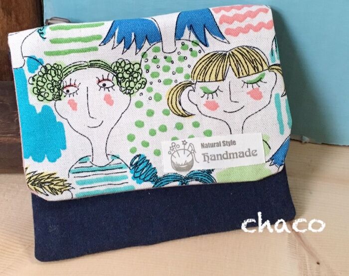 縫わずに移動ポケット第2弾〜バイアステープを使って