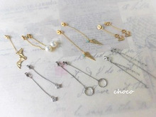 初心者必見!マルカンとチェーンで簡単♬着せ替えピアスキャッチの作り方