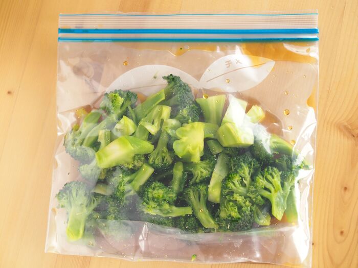 調味液に浸します