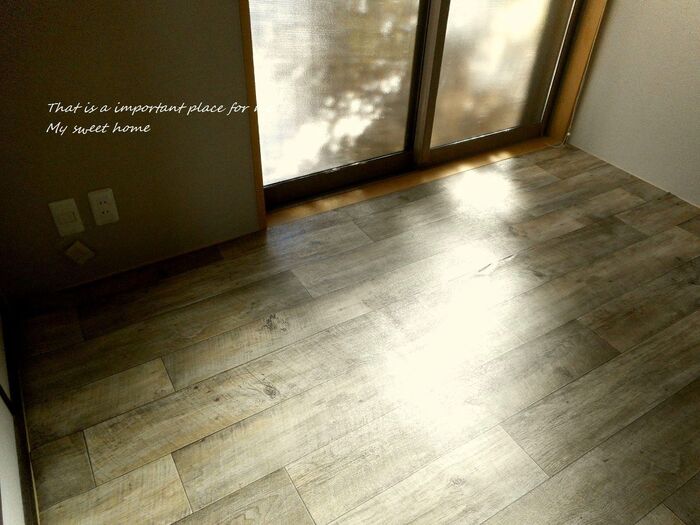 クッションフロアーを敷く ♪