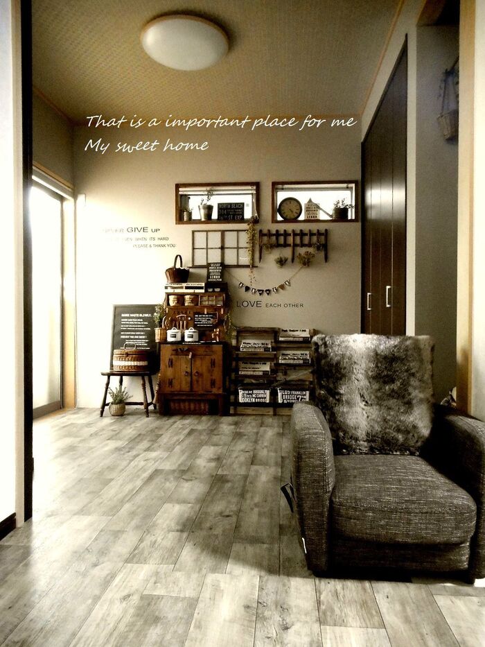 家具を元の位置にもどして‥‥