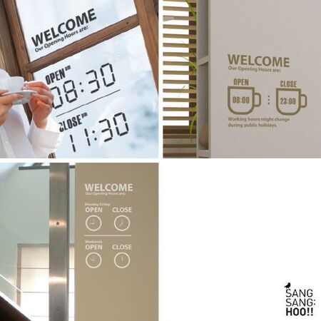 オープン&クローズ時間をアレンジ!