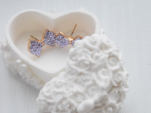 レジン台座をグルーデコ®!ピアス制作過程大公開