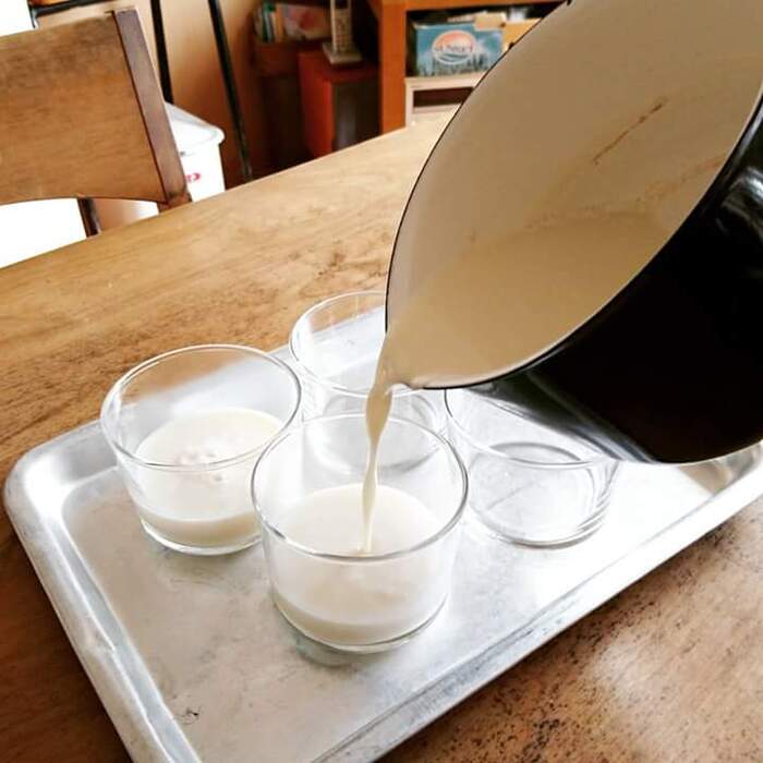 ふるふるミルクゼリーを作ります