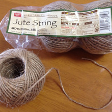 いろいろ使えるダイソー麻ひも ♪使用例♪