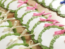 単語帳で作るロゼット風名札