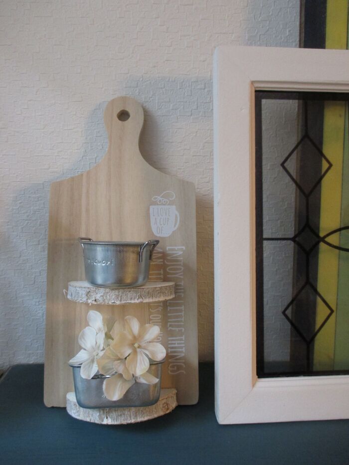 セリアのカッティングボートの超簡単リメイク♪