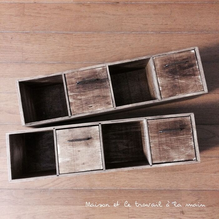 ウッドボックスの表はこんな感じに。