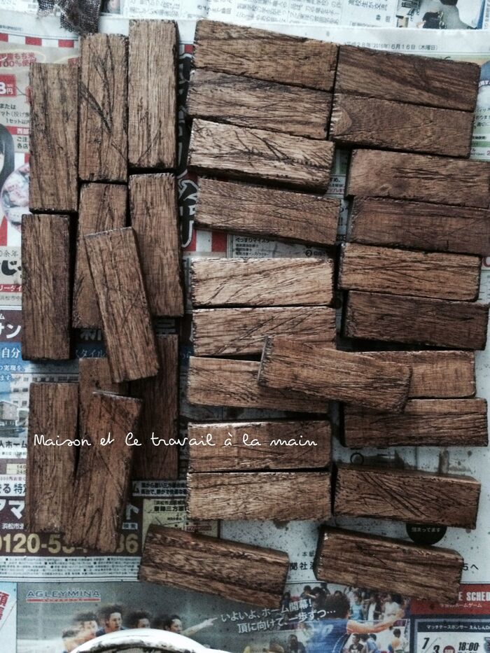 ヤスリを掛けてワトコオイルを。