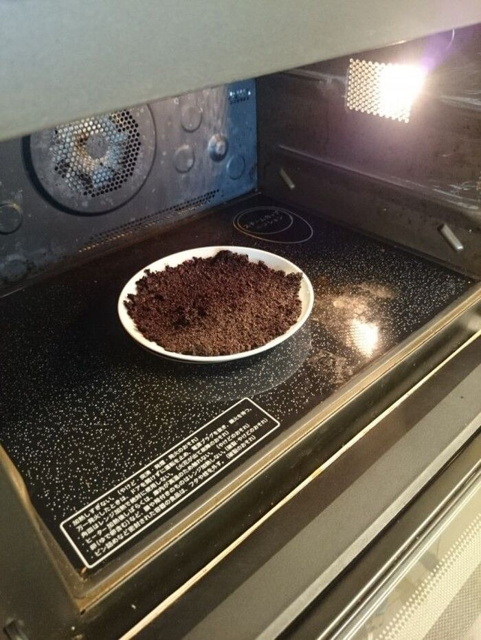 レンジで乾燥は、はやくて便利です