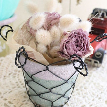 お庭の花をドライに♪手作りプランターであったかく